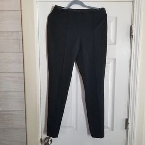 Vince Camuto Dress Pants Black Tapered Leg Stretch Waist Career 4